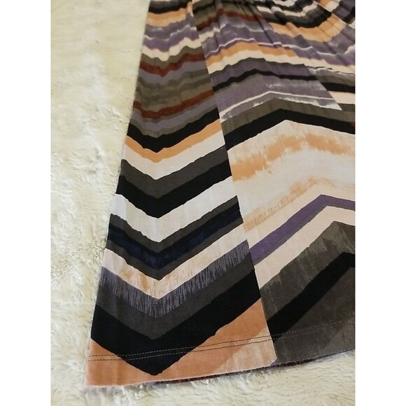 Anthropologie Maeve Maxi Dress Size Medium Purple Pink Boho Novela Chevron - Picture 9 of 14